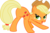 Size: 6027x4019 | Tagged: safe, artist:baka-neku, applejack, g4, absurd resolution, applebutt, butt, face down ass up, featureless crotch, female, looking back, plot, simple background, solo, sunshine sunshine, transparent background, vector