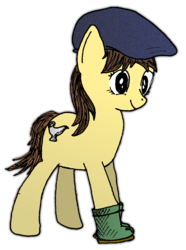 Size: 841x1128 | Tagged: safe, oc, oc only, oc:pit pone, pony, britain, english, northerner, pit, pit pony, solo