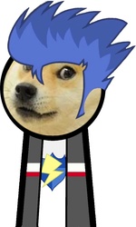 Size: 609x1013 | Tagged: safe, flash sentry, equestria girls, g4, doge, doge thread, shibe, wat