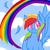 Size: 400x400 | Tagged: safe, artist:maplekitty34, rainbow dash, g4, female, solo