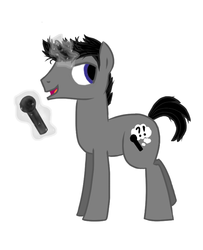 Size: 650x800 | Tagged: safe, artist:penjacker, pony, morrissey, ponified, singing, solo