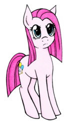 Size: 605x992 | Tagged: safe, artist:aya-chanluvschu, pinkie pie, g4, female, pinkamena diane pie, solo