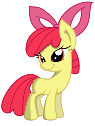 Size: 774x1032 | Tagged: safe, artist:digitaldomain123, artist:radiationalpha, apple bloom, g4, bow, digital art, female, simple background, solo, transparent background, vector