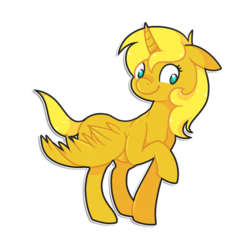 Size: 734x717 | Tagged: safe, artist:cappydarn, oc, oc only, oc:ticket, alicorn, pony, alicorn oc, female, mare, simple background, solo, transparent background