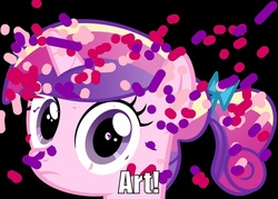 Size: 1024x735 | Tagged: safe, princess cadance, g4, face, female, filly, image macro, solo, younger