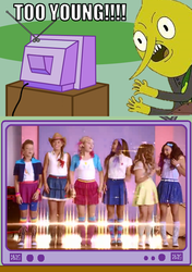 Size: 343x488 | Tagged: safe, human, equestria girls, g4, adventure time, equestria girls drama, exploitable meme, irl, irl human, lemongrab, live action, magic of friendship (equestria girls), male, meme, photo, target demographic, tv meme