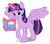 Size: 950x830 | Tagged: safe, artist:furreon, twilight sparkle, alicorn, pony, g4, book, female, magic, mare, reading, solo, twilight sparkle (alicorn)