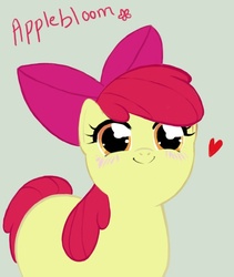 Size: 570x675 | Tagged: safe, artist:daisken, apple bloom, g4, female, solo