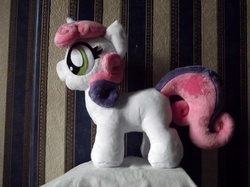 Size: 1067x800 | Tagged: safe, artist:tersaziu, sweetie belle, g4, irl, photo, plushie