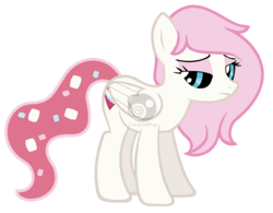 Size: 1054x822 | Tagged: safe, artist:caramelpup, artist:tay-niko-yanuciq, oc, oc only, original species, pegasus, pony, black sclera, candytail, simple background, solo, transparent background
