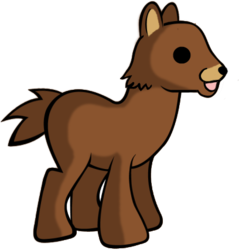 Size: 408x426 | Tagged: artist needed, safe, bear pony, blank flank, pedobear, ponified, solo