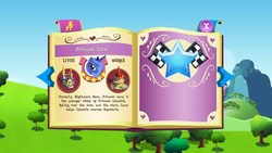 Size: 1136x640 | Tagged: safe, gameloft, princess luna, g4, introduction card, s1 luna