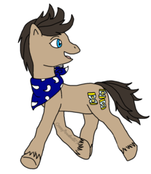 Size: 833x959 | Tagged: safe, artist:crazypizzafan927, doctor whooves, time turner, g1, g4, g4 to g1, generation leap, male, solo, unshorn fetlocks