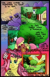 Size: 780x1200 | Tagged: safe, artist:smittenfirefly, fluttershy, g4, comic, floral head wreath