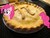 Size: 500x375 | Tagged: safe, pinkie pie, earth pony, pony, g4, female, food, irl, literal, photo, pi, pie, pinkie pi, pinkie pie (form), ponies in real life, pun, smiling, solo, visual pun, wat