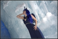 Size: 1024x689 | Tagged: safe, artist:all-sunday, princess luna, human, g4, cosplay, irl, irl human, photo, solo