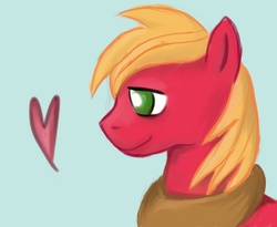 Size: 2047x1680 | Tagged: safe, artist:lissabonbon, big macintosh, earth pony, pony, g4, male, solo, stallion