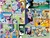 Size: 1230x938 | Tagged: safe, idw, official comic, 8-bit (g4), applejack, buck withers, fluttershy, gaffer, gizmo, pinkie pie, princess cadance, rainbow dash, rarity, shining armor, twilight sparkle, alicorn, earth pony, pegasus, pony, unicorn, friendship is magic #11, g4, my little pony: friendship is magic (idw), neigh anything, spoiler:comic, 8-bit, canterlot academy, comic, female, food, grease (musical), idw advertisement, laughing, male, mane six, mare, preview, pun, stallion, tea, teapot, tripping