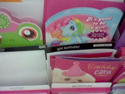 Size: 640x480 | Tagged: safe, rainbow dash, rainbow dash (g3), g3, g4, birthday card, walmart is evil