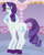 Size: 1646x2048 | Tagged: safe, artist:oneovertwo, rarity, centaur, ponytaur, taur, equestria girls, g4, belly button, covering, female, horn, horned humanization, solo