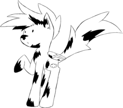 Size: 921x814 | Tagged: safe, artist:skywarriorstare, oc, oc only, pegasus, pony, monochrome, solo