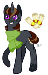 Size: 574x901 | Tagged: safe, artist:ezilyn, oc, oc only, pony, unicorn, solo