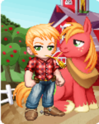 Size: 236x295 | Tagged: safe, big macintosh, human, g4, gaia online, human ponidox, humanized, sweet apple acres