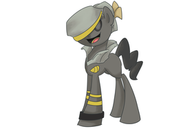 Size: 2000x1500 | Tagged: safe, artist:minty-red, dusknoir, pony, ponified, solo