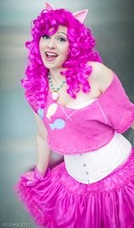 Size: 528x900 | Tagged: safe, artist:aktrez, pinkie pie, human, g4, cosplay, irl, irl human, photo, solo