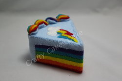Size: 1024x683 | Tagged: safe, artist:juju-gurl, rainbow dash, g4, cake, craft, cutie mark