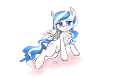 Size: 1115x717 | Tagged: dead source, safe, artist:xcopyen002, oc, oc only, pegasus, pony, cute, solo