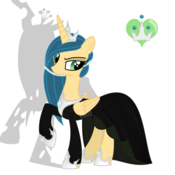 Size: 894x894 | Tagged: safe, artist:xinimator, queen chrysalis, alicorn, pony, g4, concave belly, female, quadrupedal, raised hoof, simple background, slender, solo, standing, thin, transparent background, vector