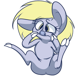 Size: 970x953 | Tagged: safe, artist:extradan, derpy hooves, oc:jerky hooves, pig, g4, female, pigified, solo, species swap