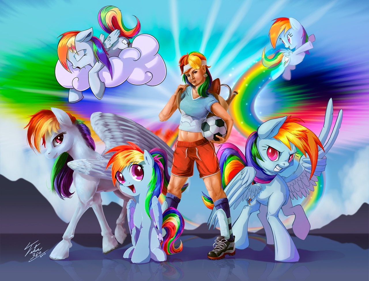 Фото rainbow dash