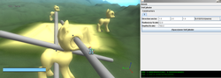 Size: 1324x472 | Tagged: safe, artist:oddwarg, rainbow dash, g4, 3d, fan game, game