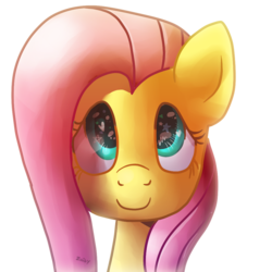 Size: 1000x1000 | Tagged: safe, artist:zoiby, fluttershy, g4, female, portrait, solo