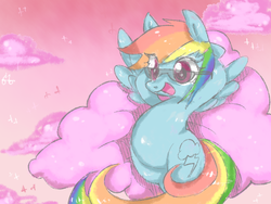 Size: 800x600 | Tagged: artist needed, safe, rainbow dash, g4, 30 minute art challenge, female, solo