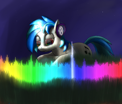 Size: 1470x1250 | Tagged: safe, artist:nbd-four, dj pon-3, vinyl scratch, g4, female, solo