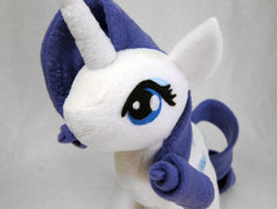 Size: 1024x768 | Tagged: safe, artist:fabricninja, rarity, g4, irl, photo, plushie, solo