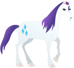 Size: 2372x2184 | Tagged: safe, artist:flutterflyraptor, rarity, g4, disney, female, simple background, solo, style emulation, transparent background, vector