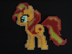 Size: 4000x3000 | Tagged: safe, artist:lovellschibichara, sunset shimmer, pony, g4, female, perler beads, photo, solo