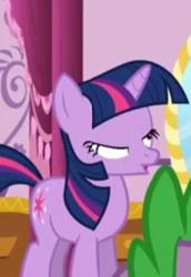 Size: 322x468 | Tagged: safe, screencap, spike, twilight sparkle, g4, green isn't your color, my little pony: friendship is magic, derp