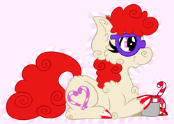 Size: 500x357 | Tagged: safe, artist:codtier, twist, g4, female, fluffy, glasses, solo