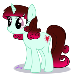 Size: 1060x1093 | Tagged: safe, artist:fatcakes, oc, oc only, oc:euphoria, pony, unicorn, solo