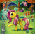 Size: 513x500 | Tagged: safe, artist:kyubi-the-fox, fluttershy, butterfly, rabbit, g4, female, solo