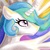 Size: 1600x1600 | Tagged: safe, artist:lopilot, princess celestia, g4, female, floppy ears, portrait, solo