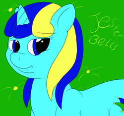 Size: 900x842 | Tagged: safe, artist:watertimdragon, oc, oc only, oc:jester bells, chubby, solo