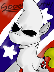 Size: 612x812 | Tagged: safe, artist:kluxy, oc, oc only, confederate, kkk, ku klux klan, racism, solo