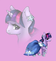 Size: 800x870 | Tagged: artist needed, safe, twilight sparkle, g4, clothes, dress, female, gala dress, solo