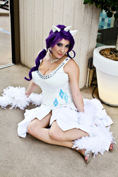 Size: 533x800 | Tagged: safe, artist:kalasnacks, artist:rose0fmay, rarity, human, g4, cosplay, irl, irl human, photo